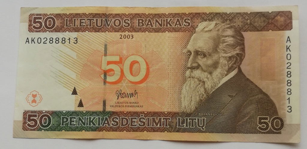 Litwa 50 litów 2003
