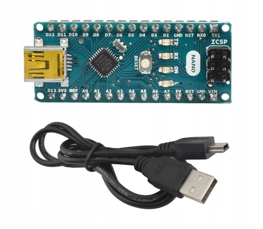 Arduino Nano A000005 oryginalny z przewodem