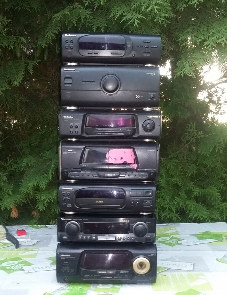 Duży ZESTAW Technics 7 Elementów SE-CH404 SH-EH60