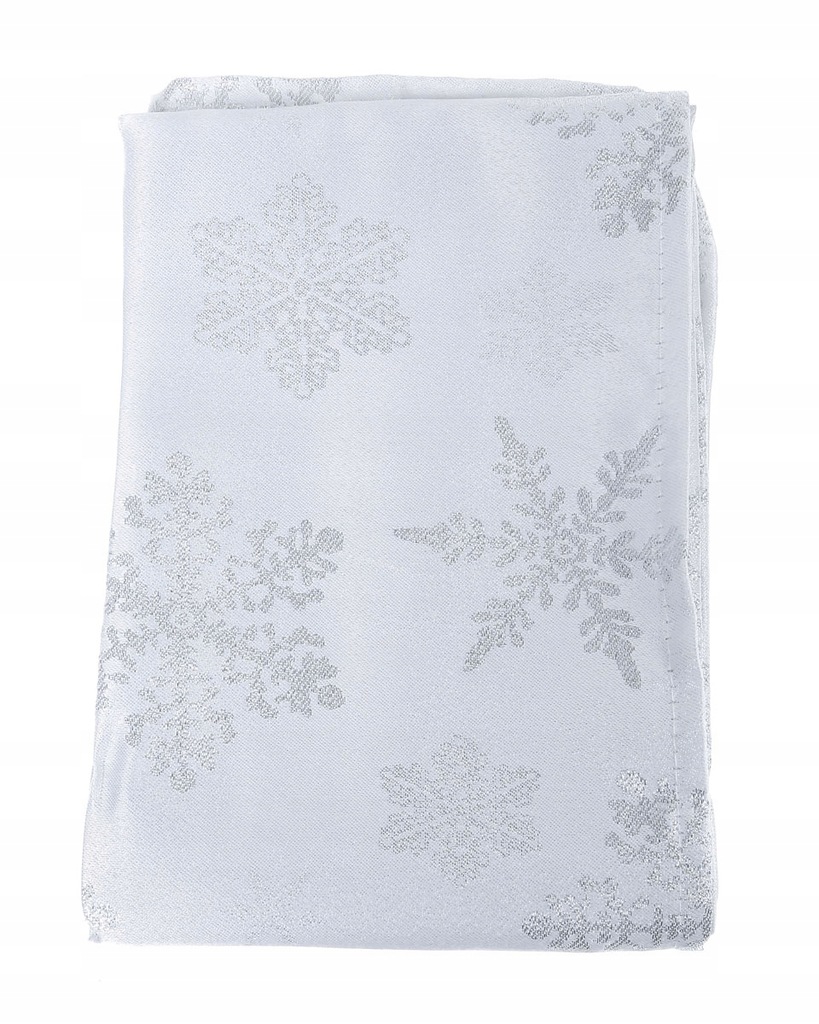 PEPCO Obrus ze świątecznym wzorem, 80x80cm Biały