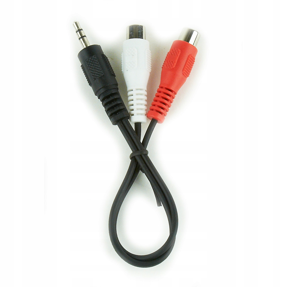 Kabel Stereo Mini Jack 3.5mm - 2x RCA Cinch żeński