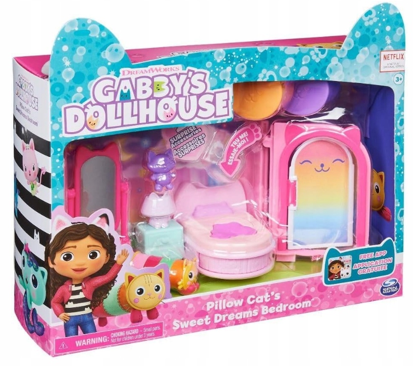 Gabby's Dollhouse akcesoria do sypialni