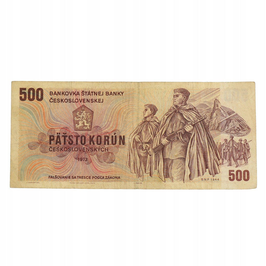 Czechosłowacja - 500 koron - 1973 rok