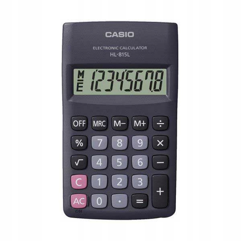 Kalkulator kieszonkowy HL-815L-BK-B 8-cyfrowy