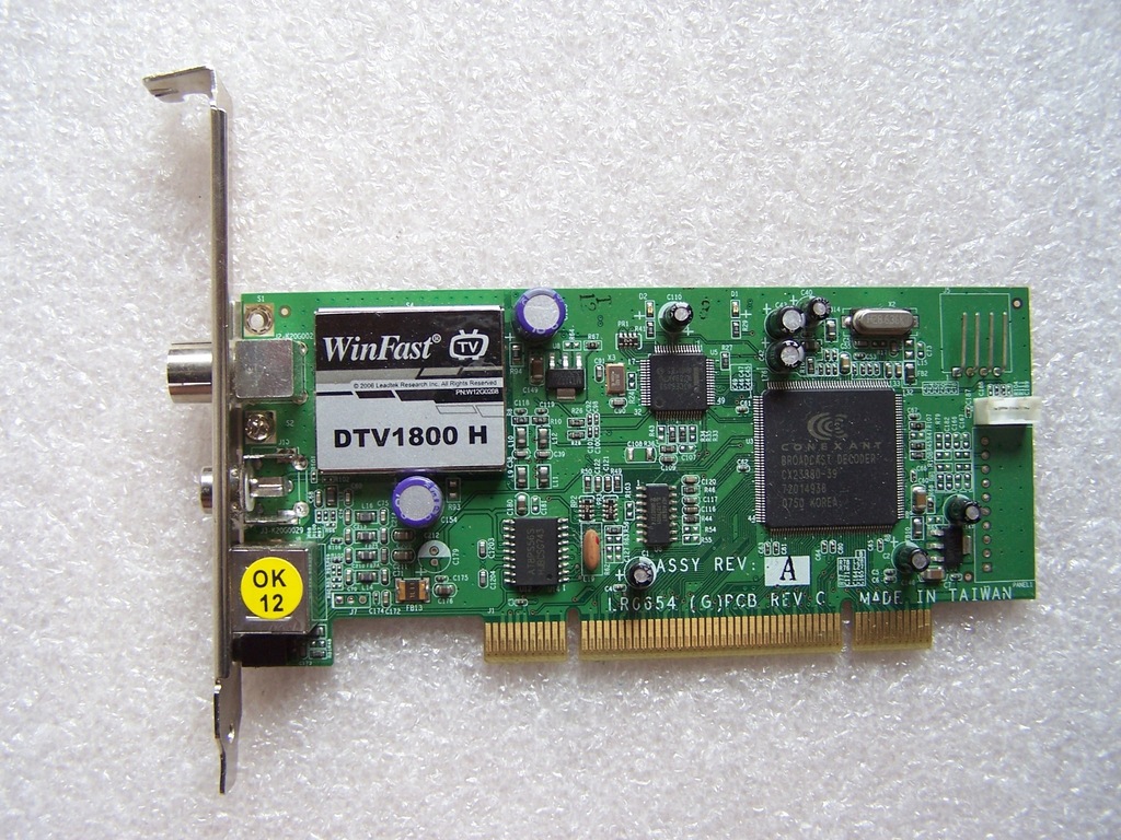 stary tuner WinFast model DTV1800 H PCI