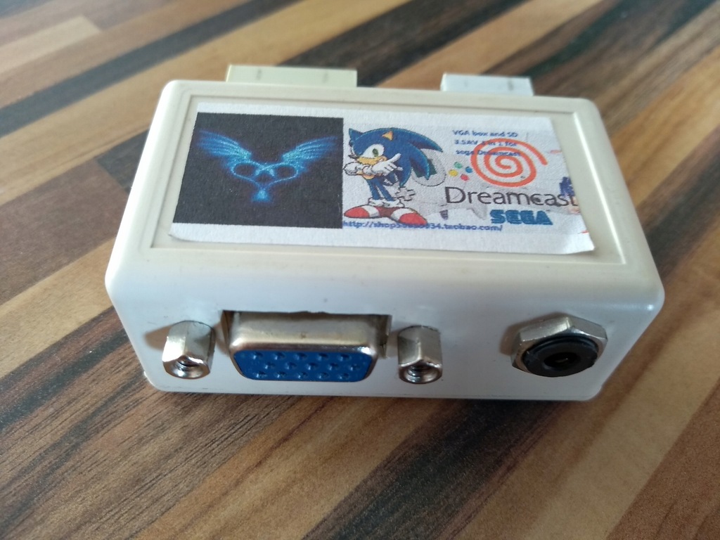 Sega Dreamcast VGA BOX + SD CARD READER