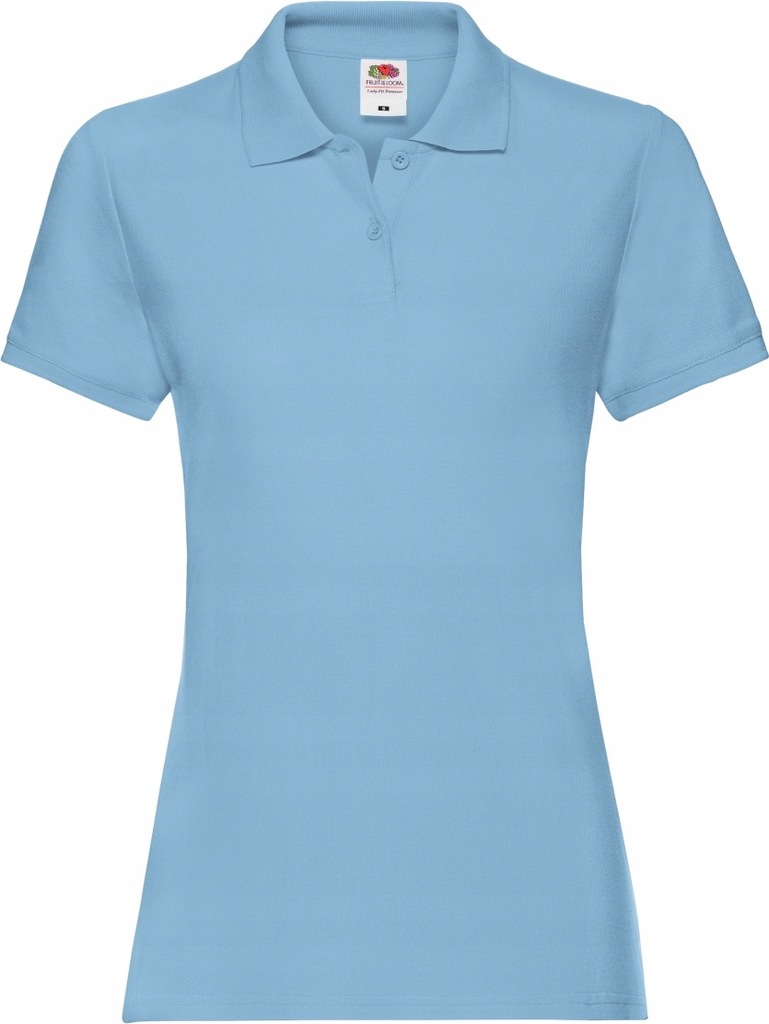 Koszulka Polo damska Fruit 65/35 SKY BLUE XL