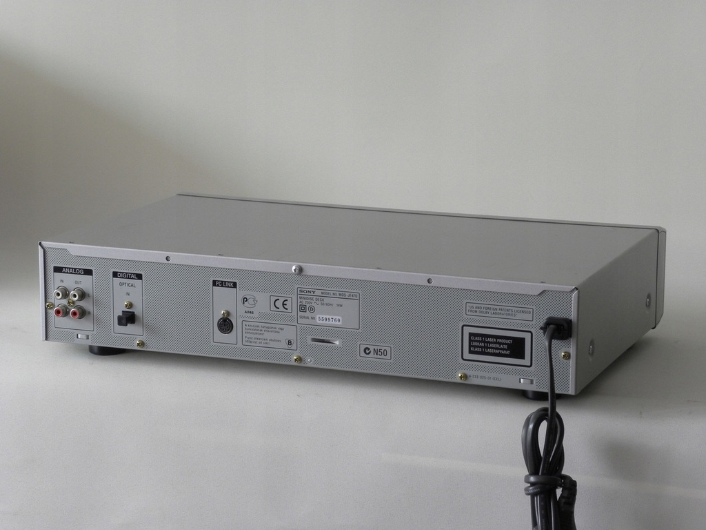 SONY MDSJE470 odtwarzacz MD(minidisc) LP2/LP4 8221678933