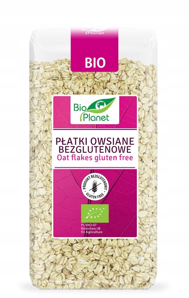 Płatki Owsiane Bezglutenowe BIO 300 g Bio Planet