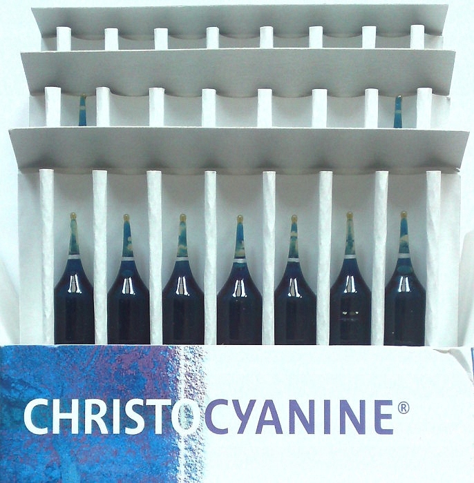 Spirulina Ekstrakt fikocyjanina Christocyanine 20.