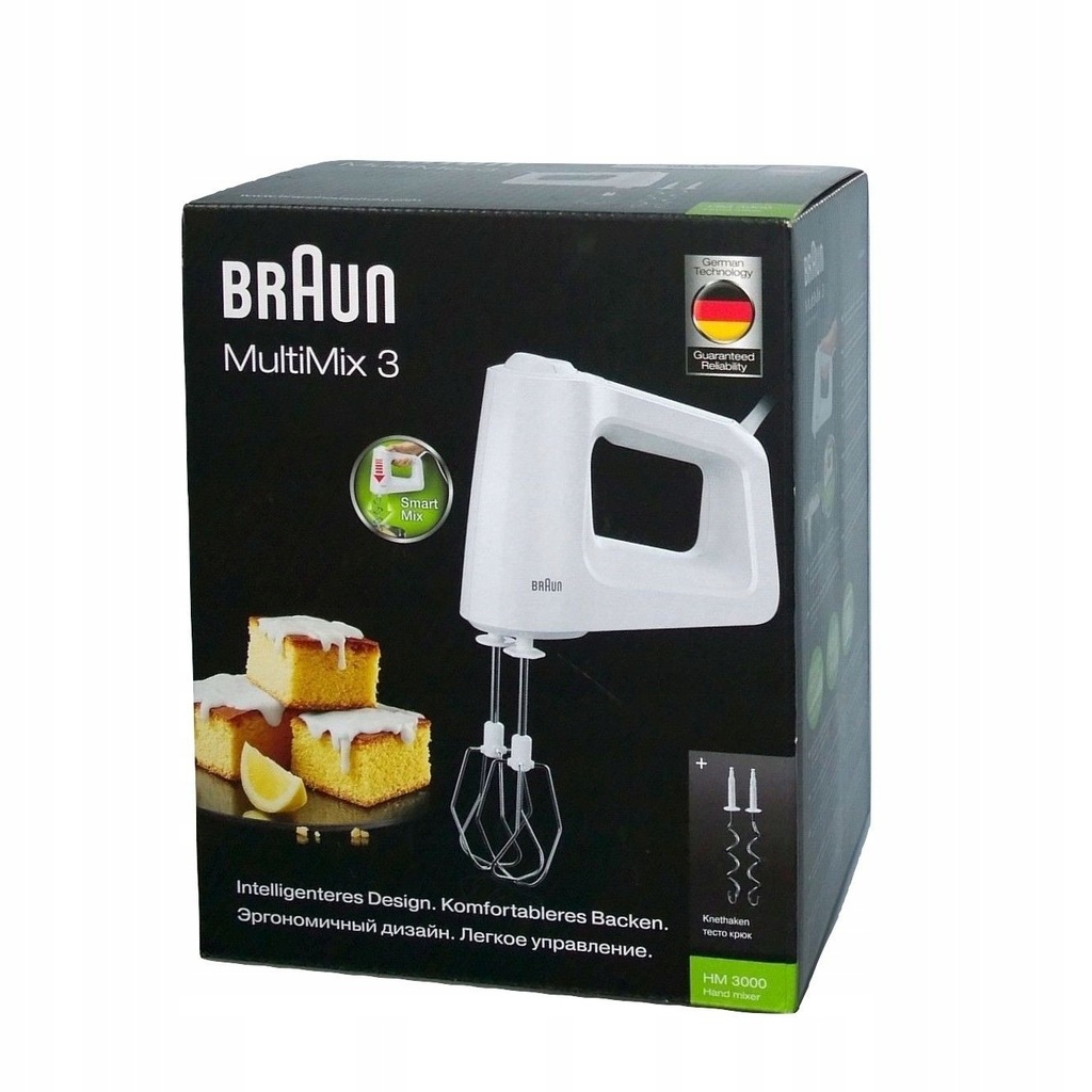 MIKSER MIXER BRAUN HM3000 RĘCZNY MultiMix 3 - 7847670065 - oficjalne ...
