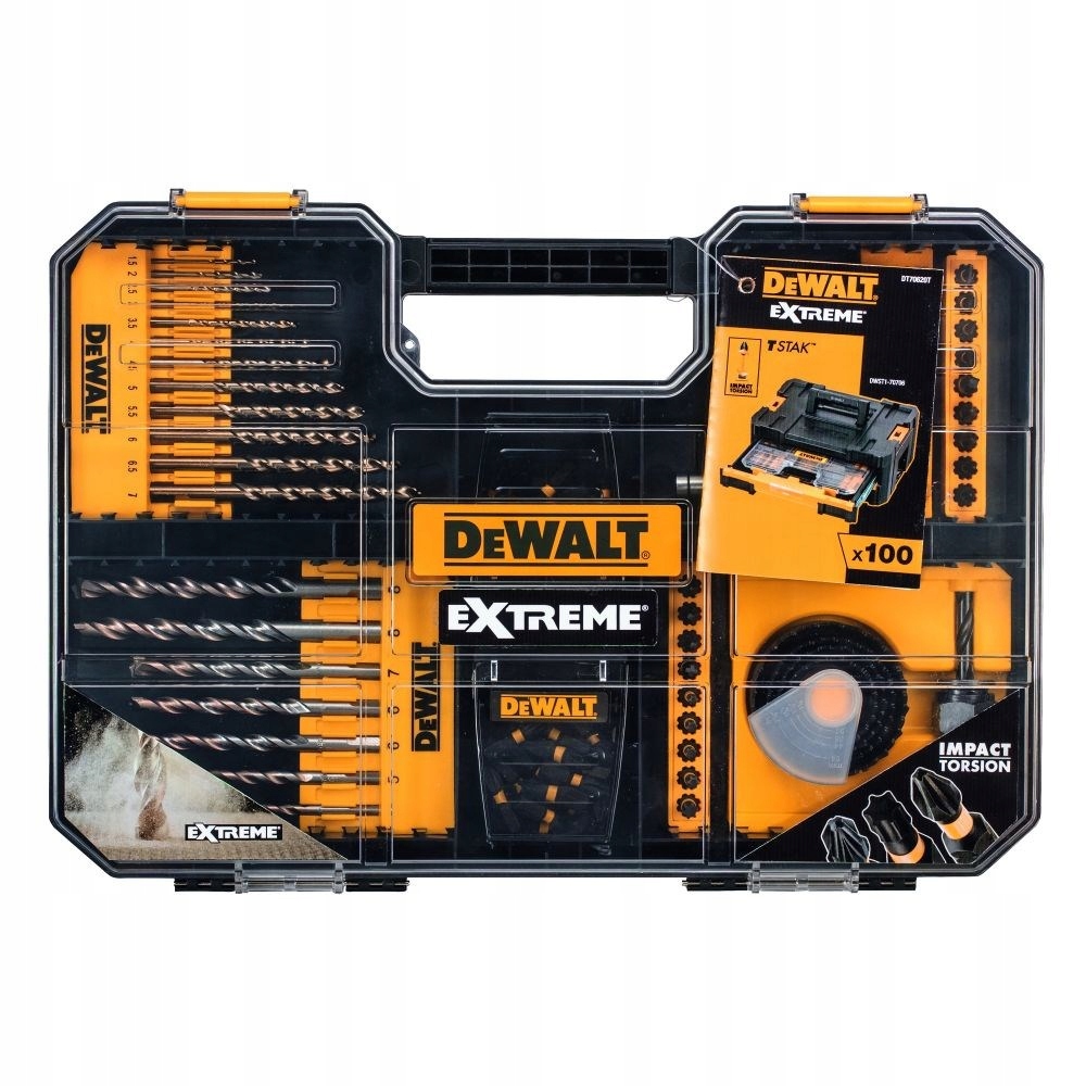 Zestaw wierteł DeWalt Extreme DT70620T-QZ 100 szt.