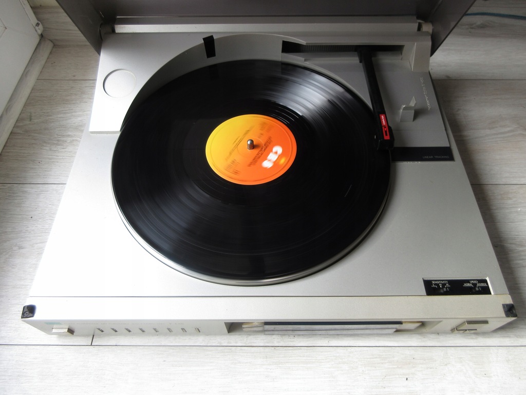 GRAMOFON SANSUI P-L50 LINEARNY FULL AUTOMATIC SPRAWNY REAL FOTO