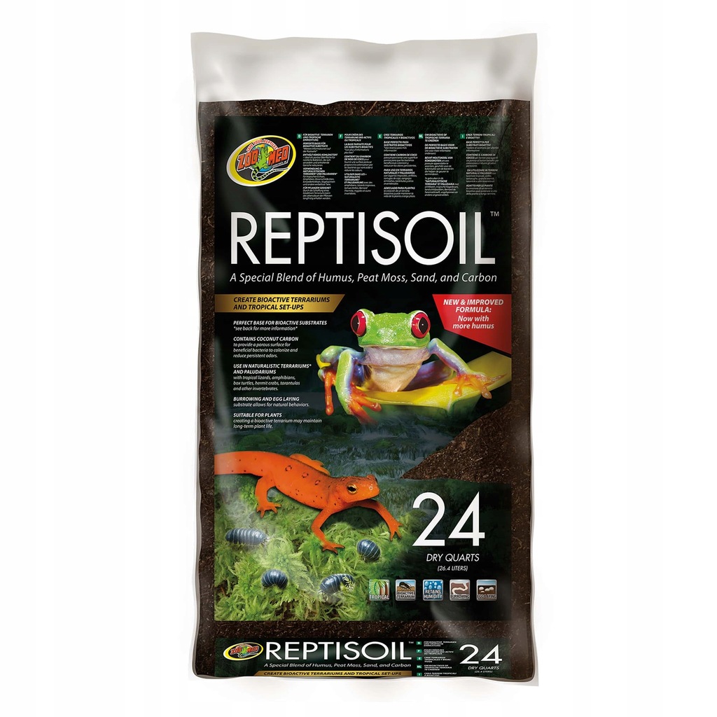 Zoo Med Reptisoil Zm Reptile/Amphibian Litter 23 L