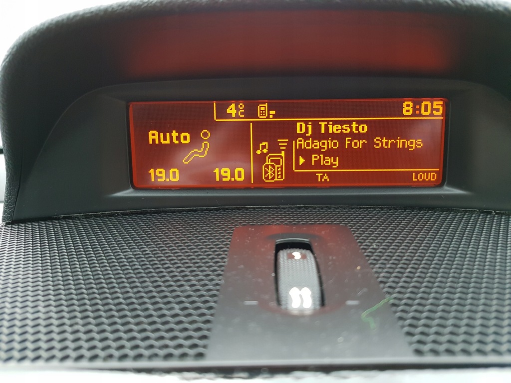 Wyświetlacz + daszek Peugeot 407 Lift