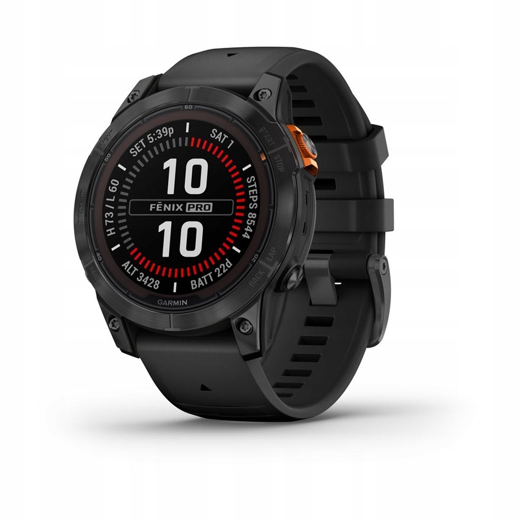 NOWY SMARTWATCH GARMIN FENIX 7 PRO SOLAR GPS 10ATM CZARNY