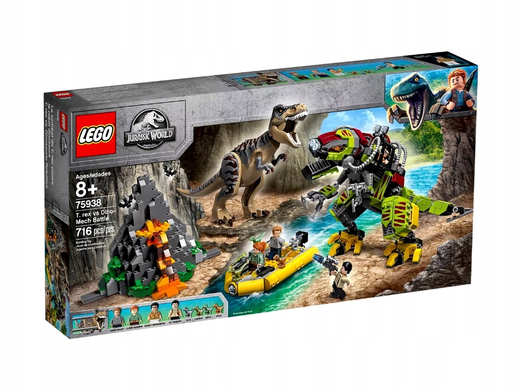 LEGO 75938 Jurassic W. Tyranozaur vs mech dinozaur