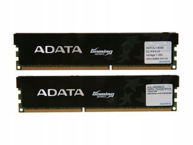 PAMIĘĆ RAM 8GB DDR3 1333MHz CL9 10600U ADATA AXDU1333GW8G9