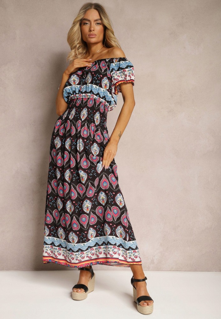 Renee Czarna Sukienka damska 3XL/4XL