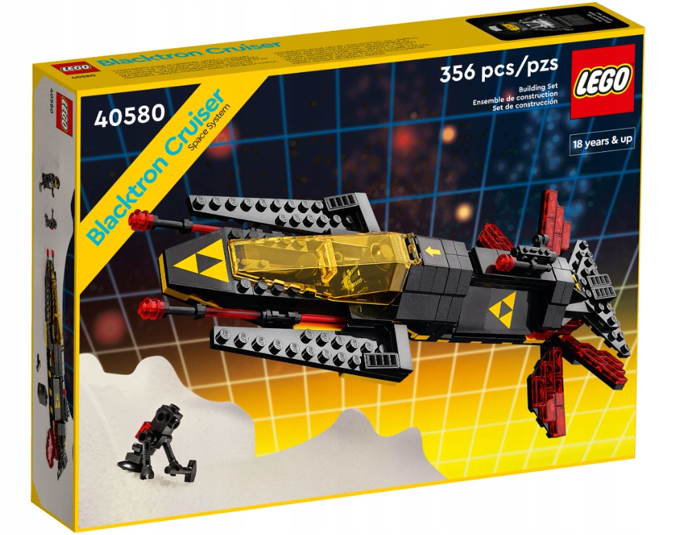 LEGO 40580 Space Police Krążownik Blacktron NOWE