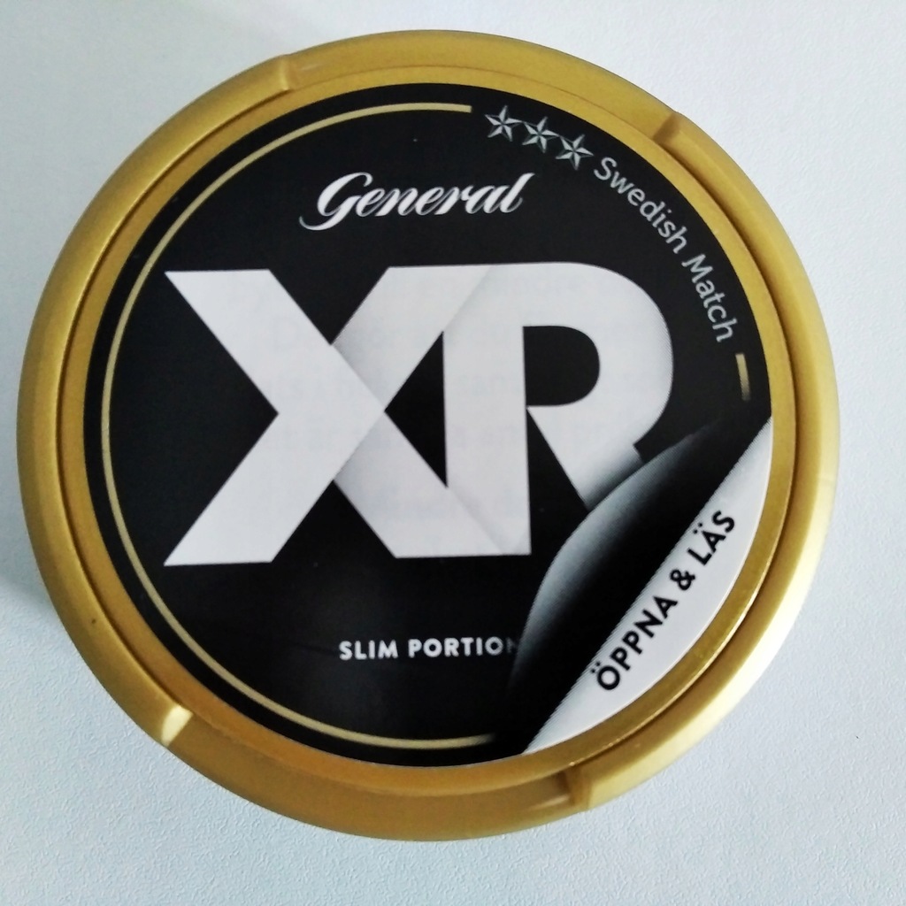 Snus tabaka General XR slim portion oryginal