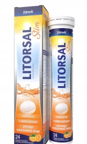 Zdrovit Litorsal Slim, 24 tabletki musujące