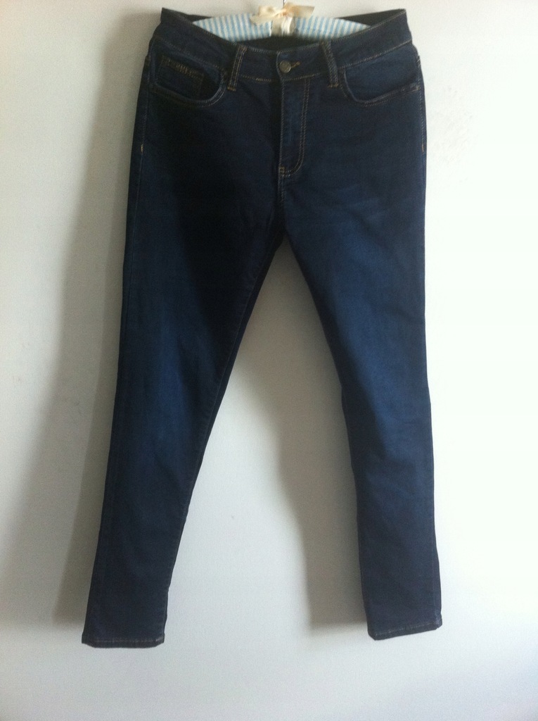 Armani Jeans granatowe jeansy rurki