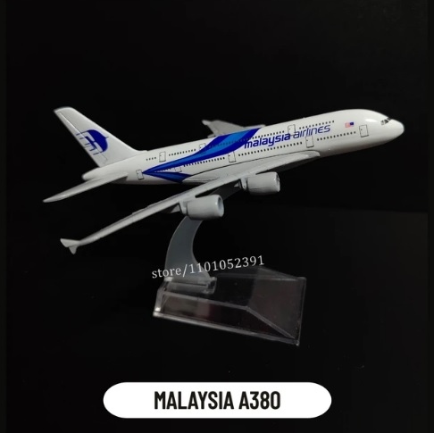 Model samolot airbus a380 malaysia airlines 1/400 metalowy metal