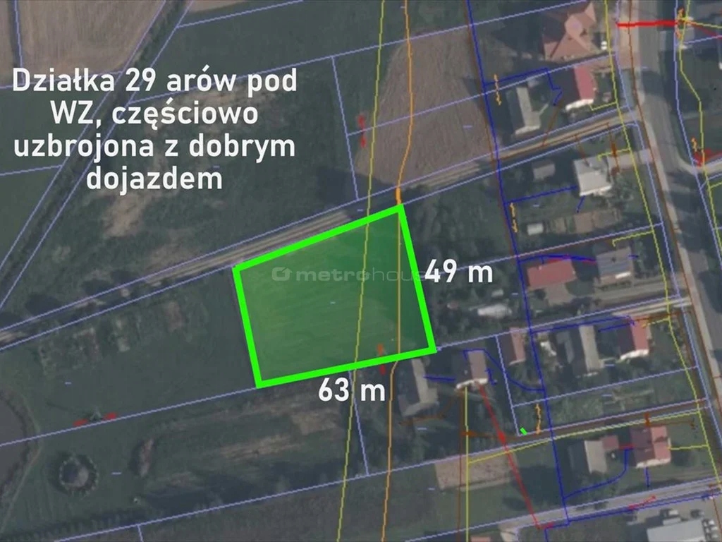 Działka, Wiercany, Iwierzyce (gm.), 2981 m²