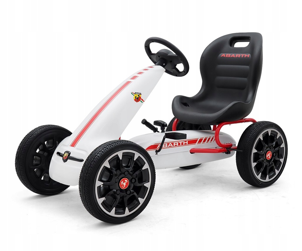 ND18_3172 Milly Mally Gokart na pedały Abarth Whit