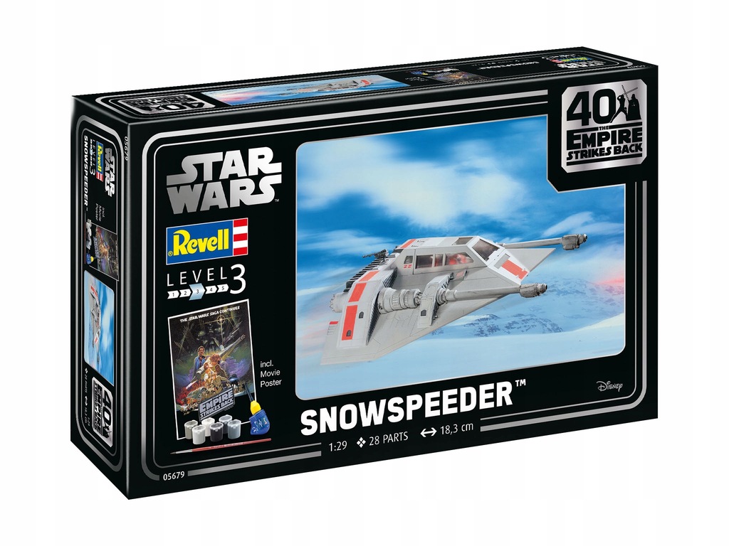 set REVELL 05679 STAR WARS SNOWSPEEDER 1:29