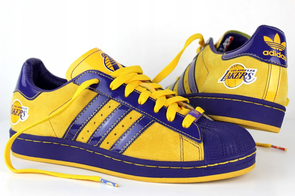 Adidas NBA LAKERS Limitowane SKÓRA 40,5 - oficjalne archiwum Allegro