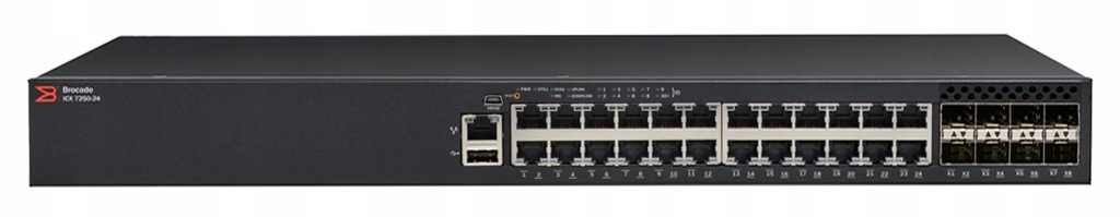 Switch Brocade ICX 7250-24 24x 1Gbit RJ-45, 8x 1/10Gbit SFP+