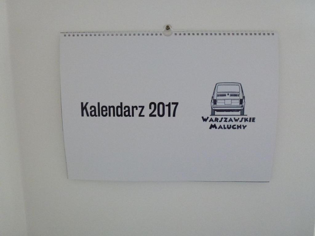 Kalendarz 2017 od Fiat 126p Klub Warszawa