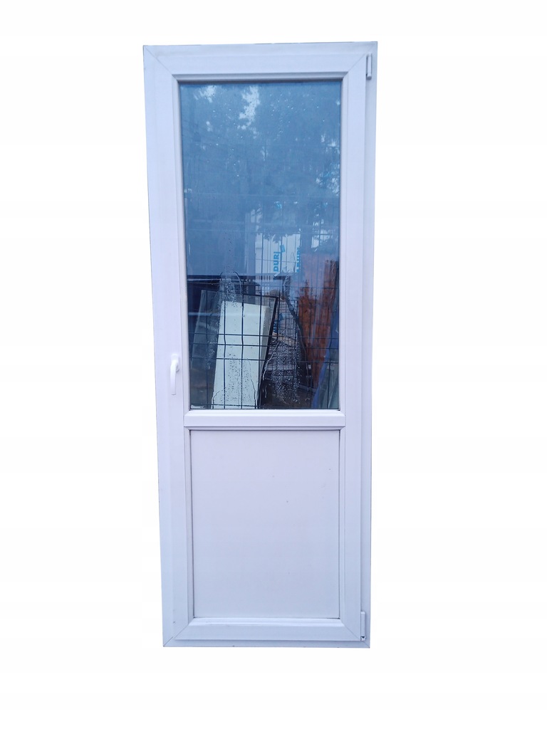 DRZWI BALKONOWE PCV UŻYWANE 80x220