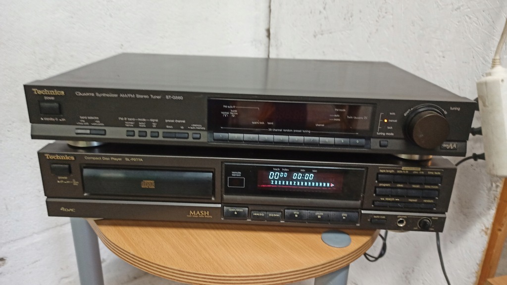 Tuner Technics ST-G560 CD player SL-P277A