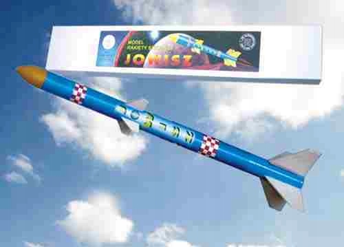 Jowisz - model rakiety ze spadochronem