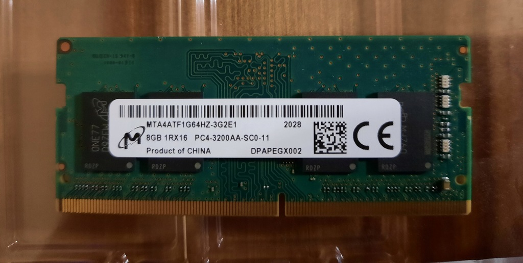 LAPTOP RAM 8GB MICRON MTA4ATF1G64HZ-3G2E1 MICRON - 11625177264 ...