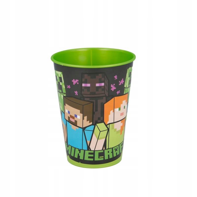 Kubek Plastikowy Minecraft Zielony 260ml Dzieci