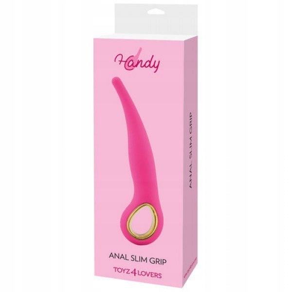 Wibrator-VIBRATORE ANALE HANDY ANAL SLIM GRIP PINK