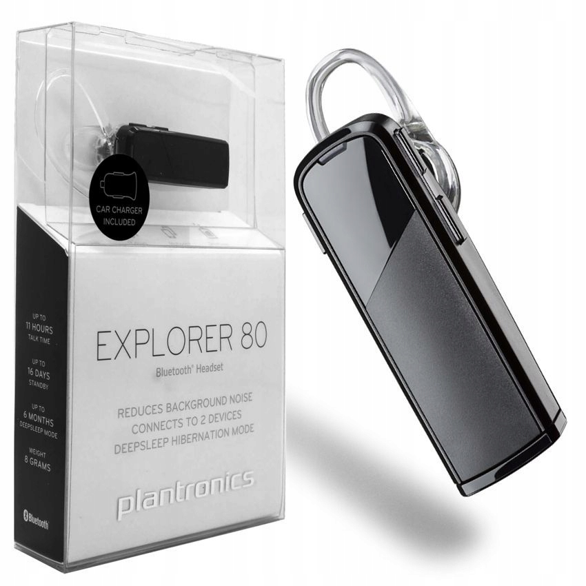 Opstand Zaklampen Datum Plantronics Explorer 80 Słuchawka Bluetooth A2DP - 7584715468 - oficjalne  archiwum Allegro