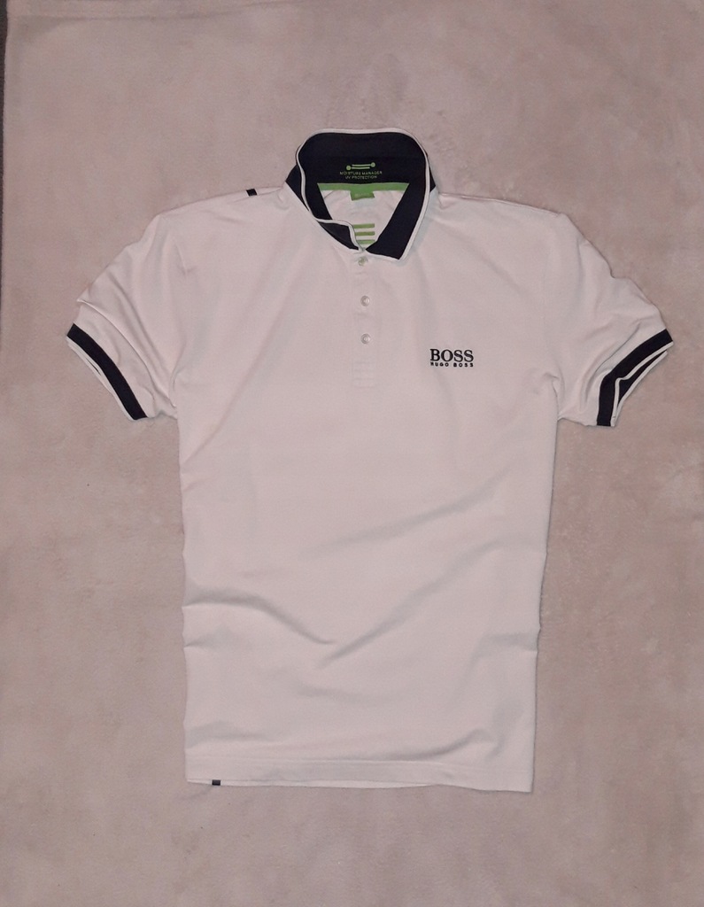 Hugo Boss Paule pro t-shirt polo męski XXL jaknowy