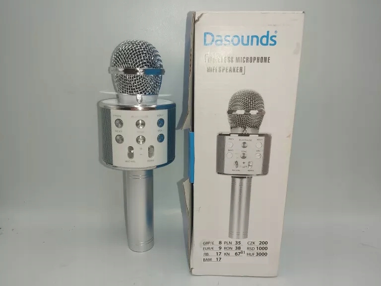 MIKROFON DASOUNDS WIRELESS HIFI PUDEŁKO