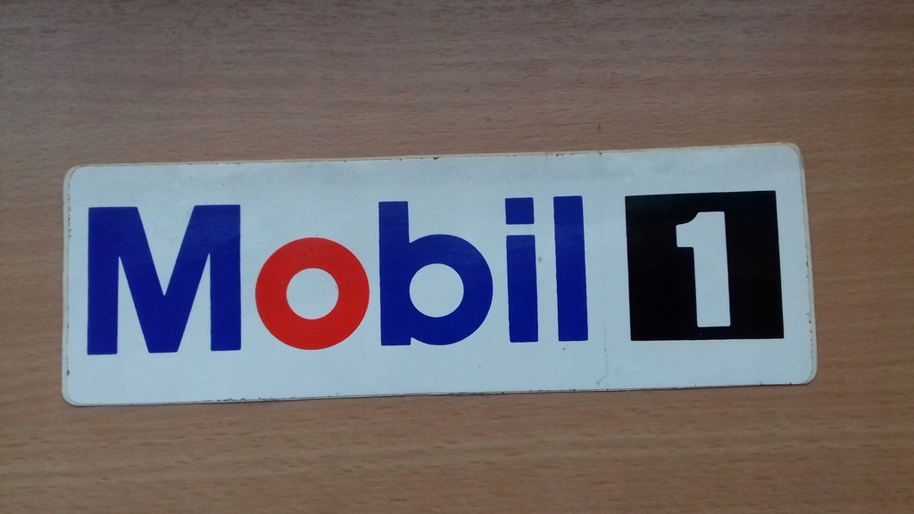 Naklejka MOBIL 1 PRL Unikat