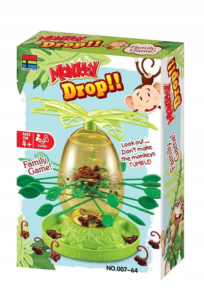 Gra Rodzinna Malpki Monkey Drop Prezent Okazja 4 7577655490 Oficjalne Archiwum Allegro