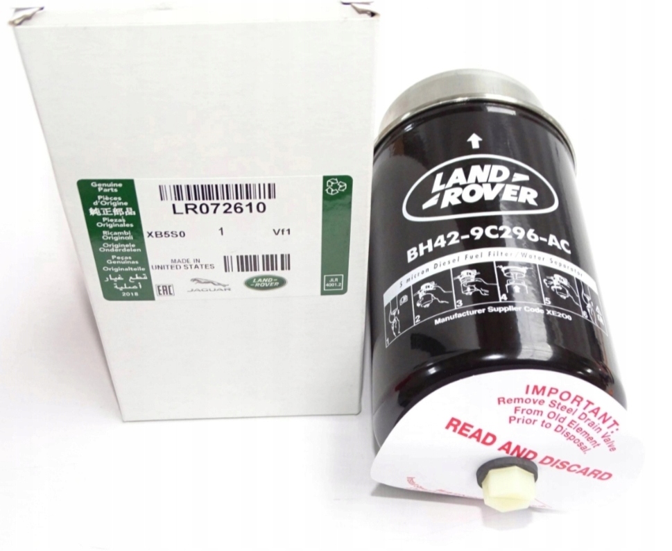 Land Range Rover OE LR072610 filtr paliwa 4,4