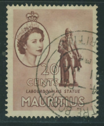 Mauritius 20 cents - Statua