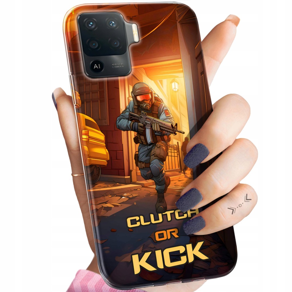 ETUI DO OPPO RENO 5 LITE WZORY CS GO COUNTER-STRIKE OBUDOWA POKROWIEC CASE