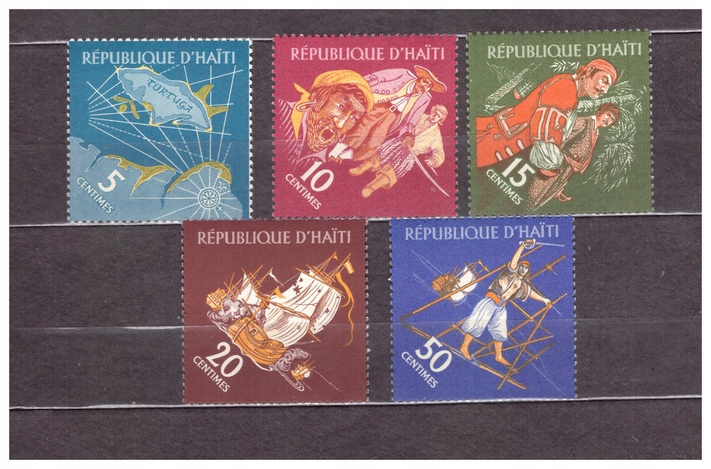 Mi 663-667** Haiti 1961 sport