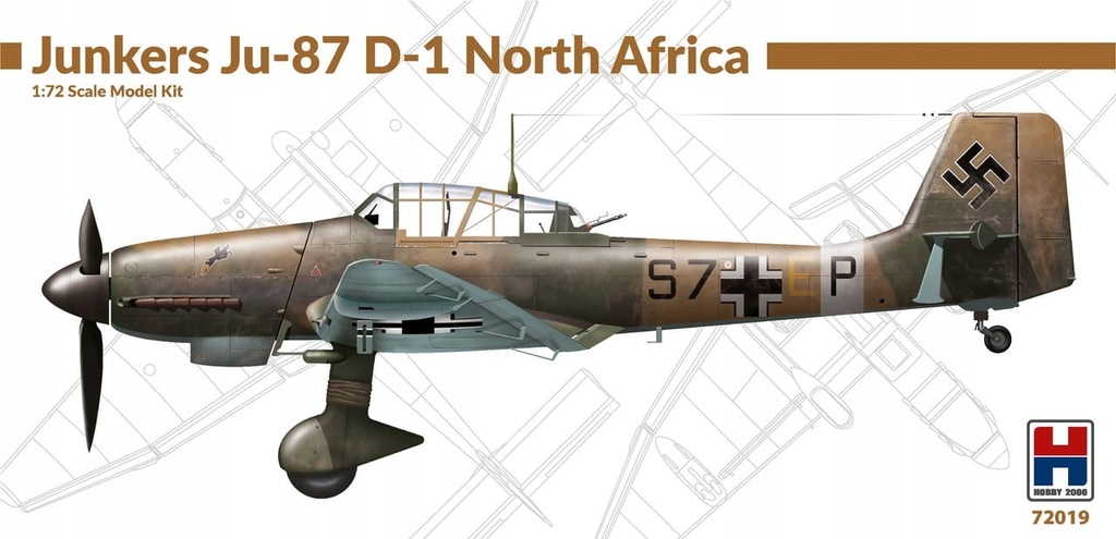 HOBBY 2000 72019 1:72 Junkers Ju-87 D-1 North Africa